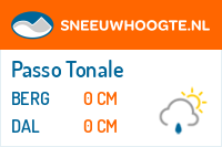 Sneeuwhoogte Passo Tonale